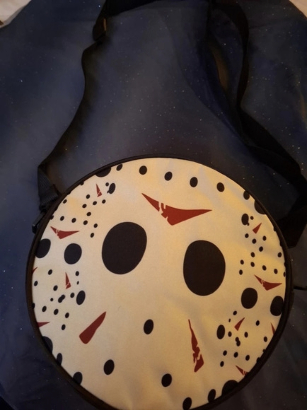 Jason, Mask from Friday the 13th Printed Backpack/ Shoulder Bag